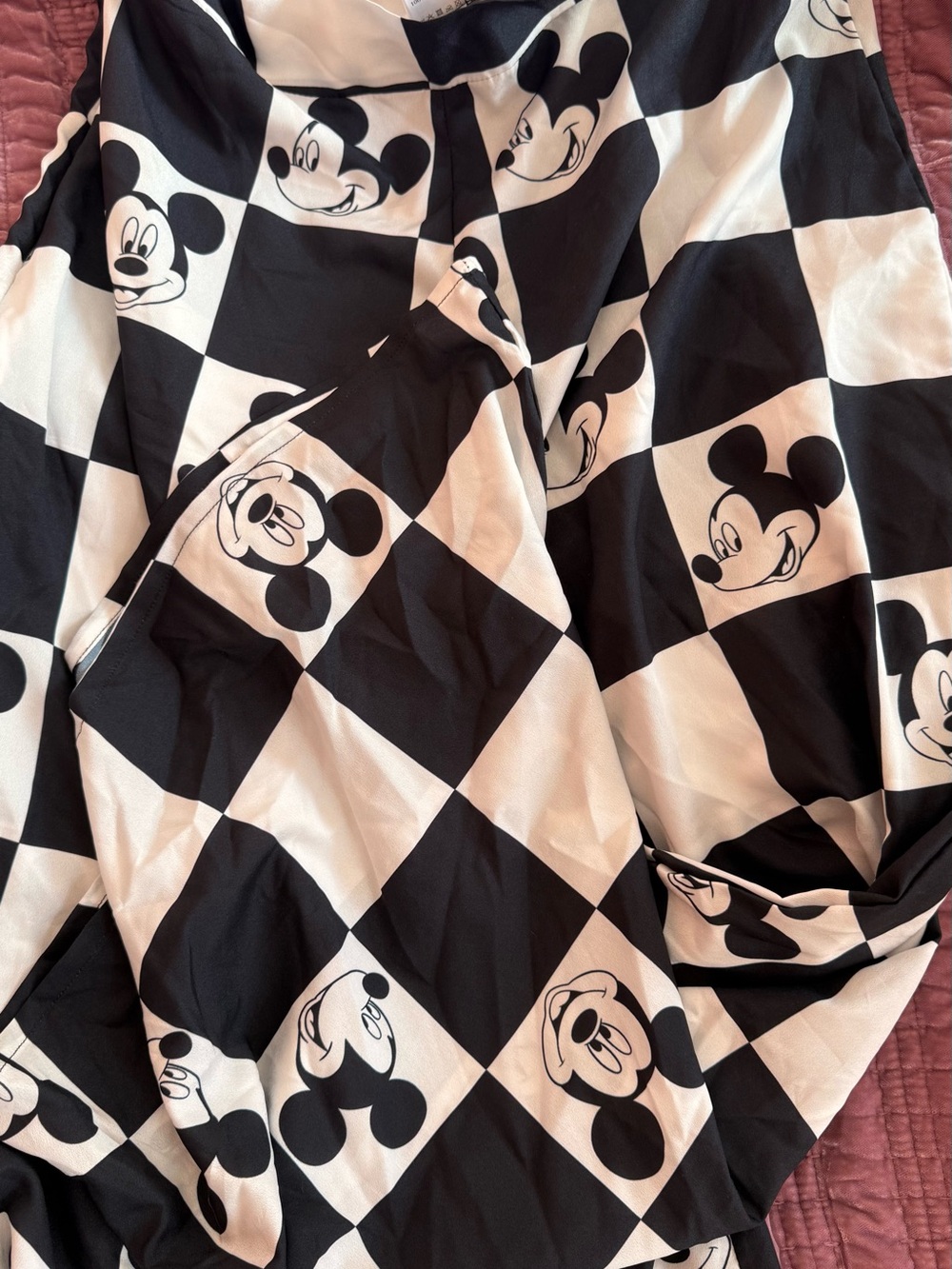 WRK showstoppers Disney Mickey checkered Print